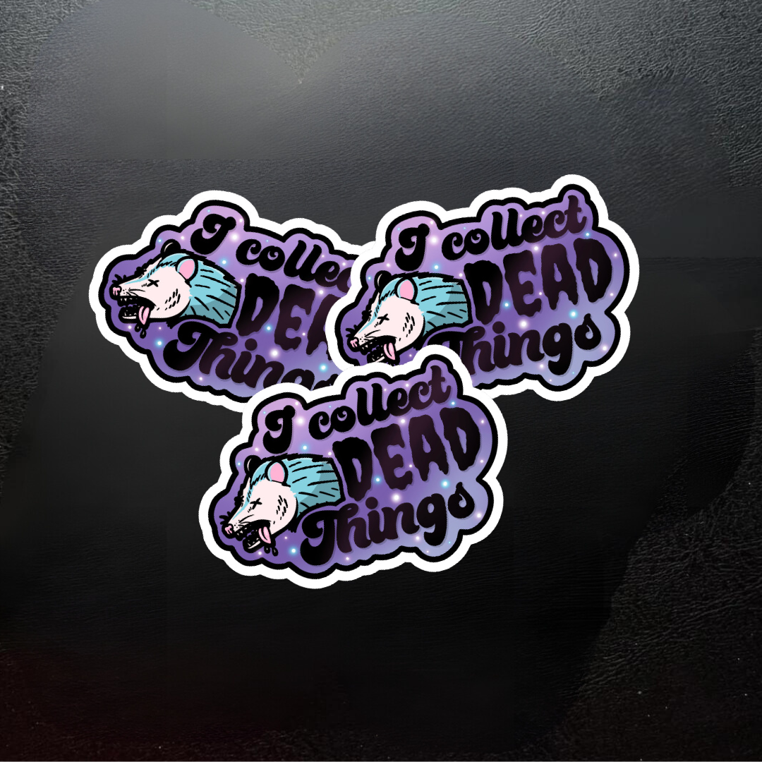 Collect Dead Things Vinyl Sticker