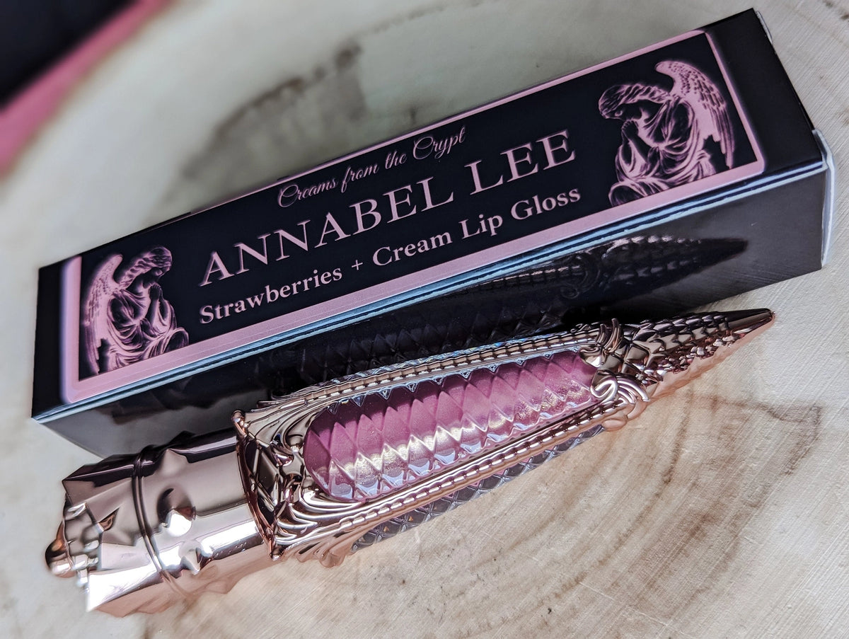 Annabel Lee - Strawberries and Cream Scented Lip Gloss