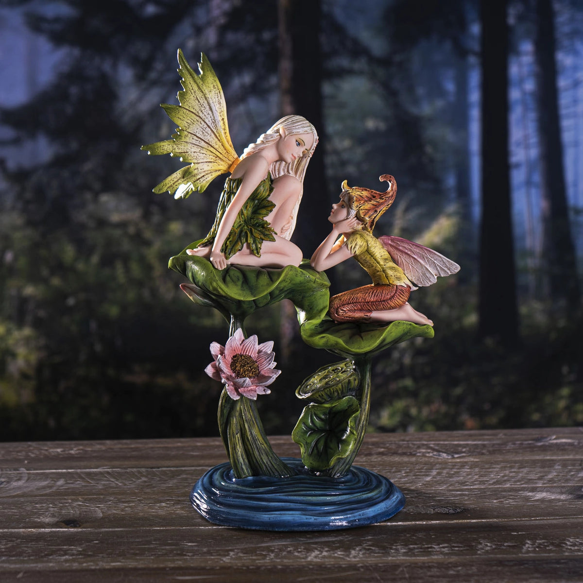 Fairy with Elf Figurine