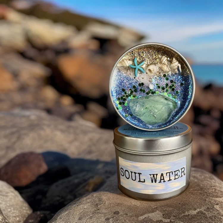 Soul Water Candle Ocean Scent Soy Candle