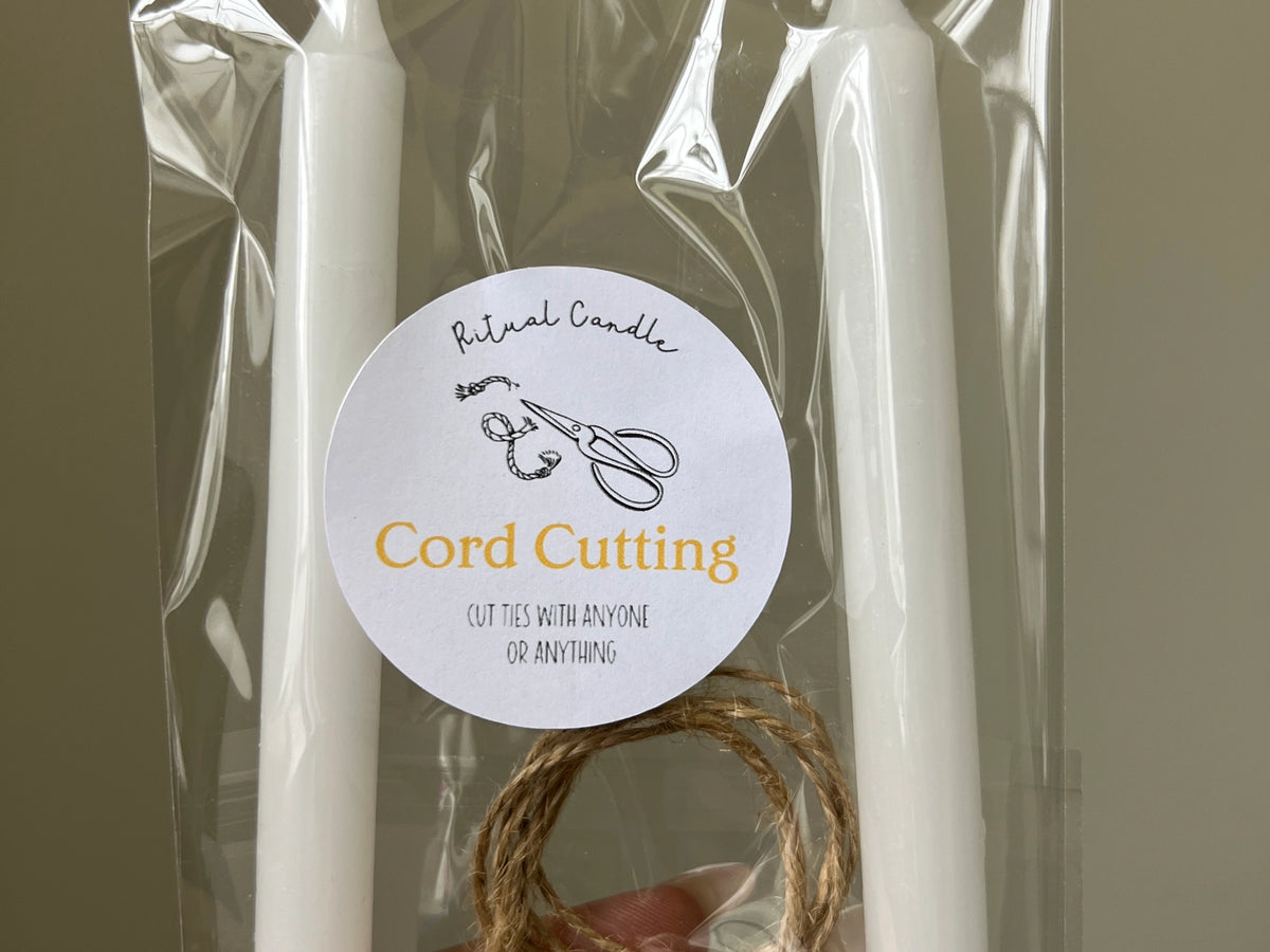 Cord Cutting Ritual Candle