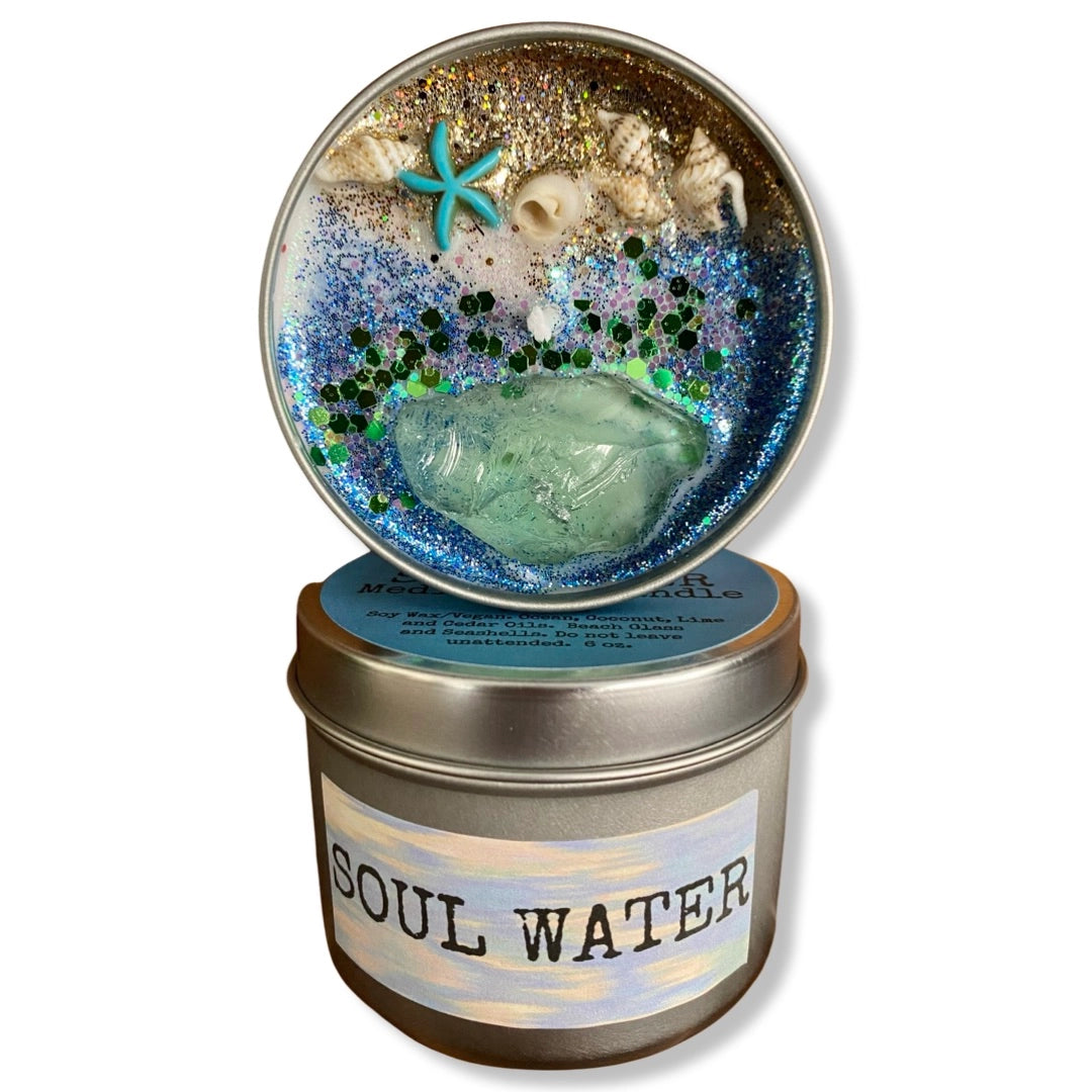 Soul Water Candle Ocean Scent Soy Candle
