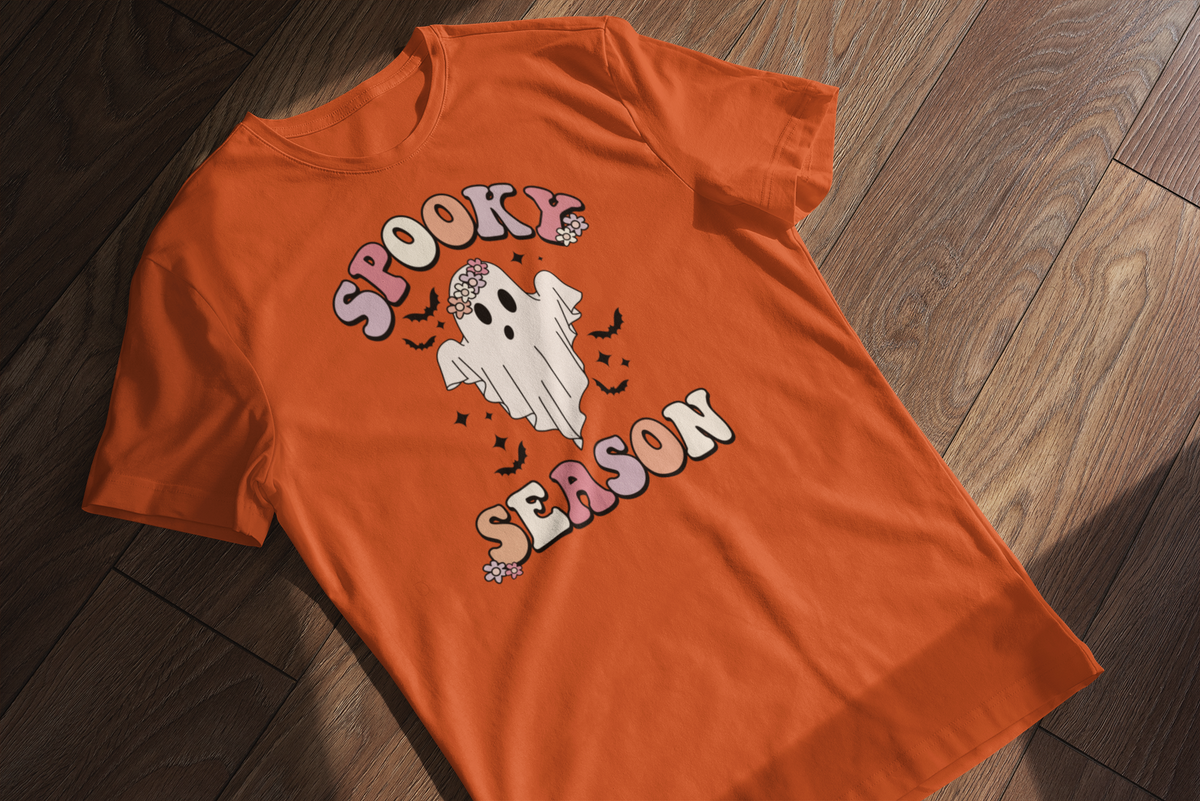 Spooky Flower Ghost T-Shirt