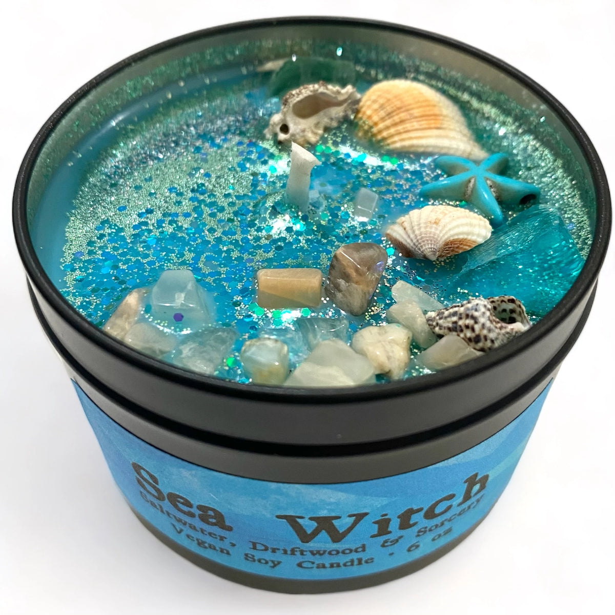Sea Witch Candle Saltwater & Driftwood Scent Soy Candle