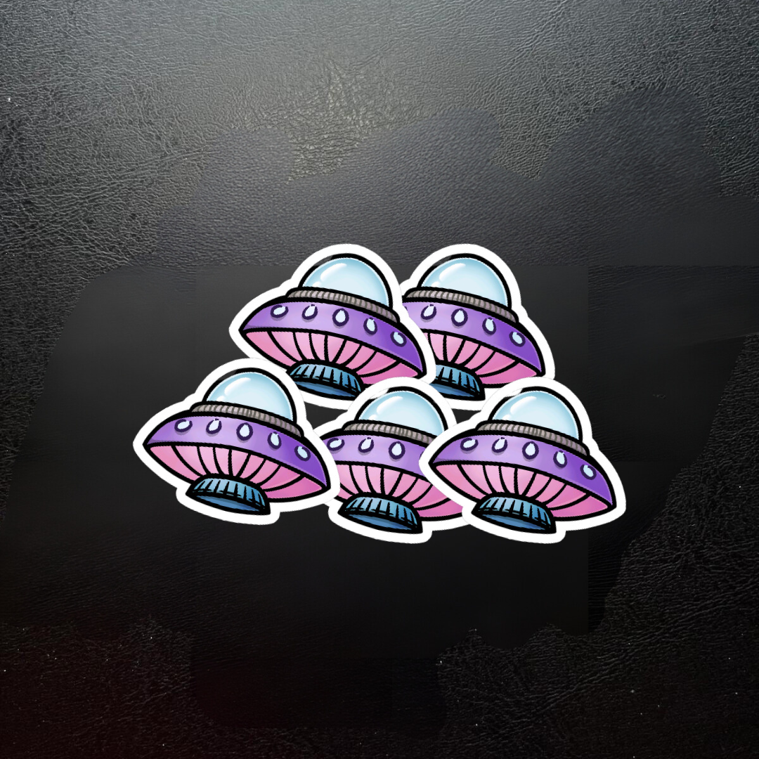 UFO Vinyl Sticker