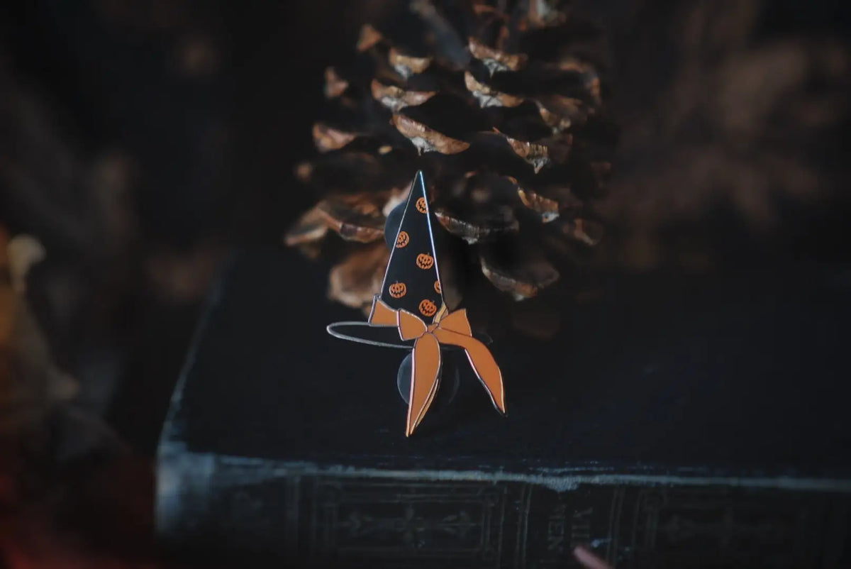 The Witch of Haunted Hallows Pin