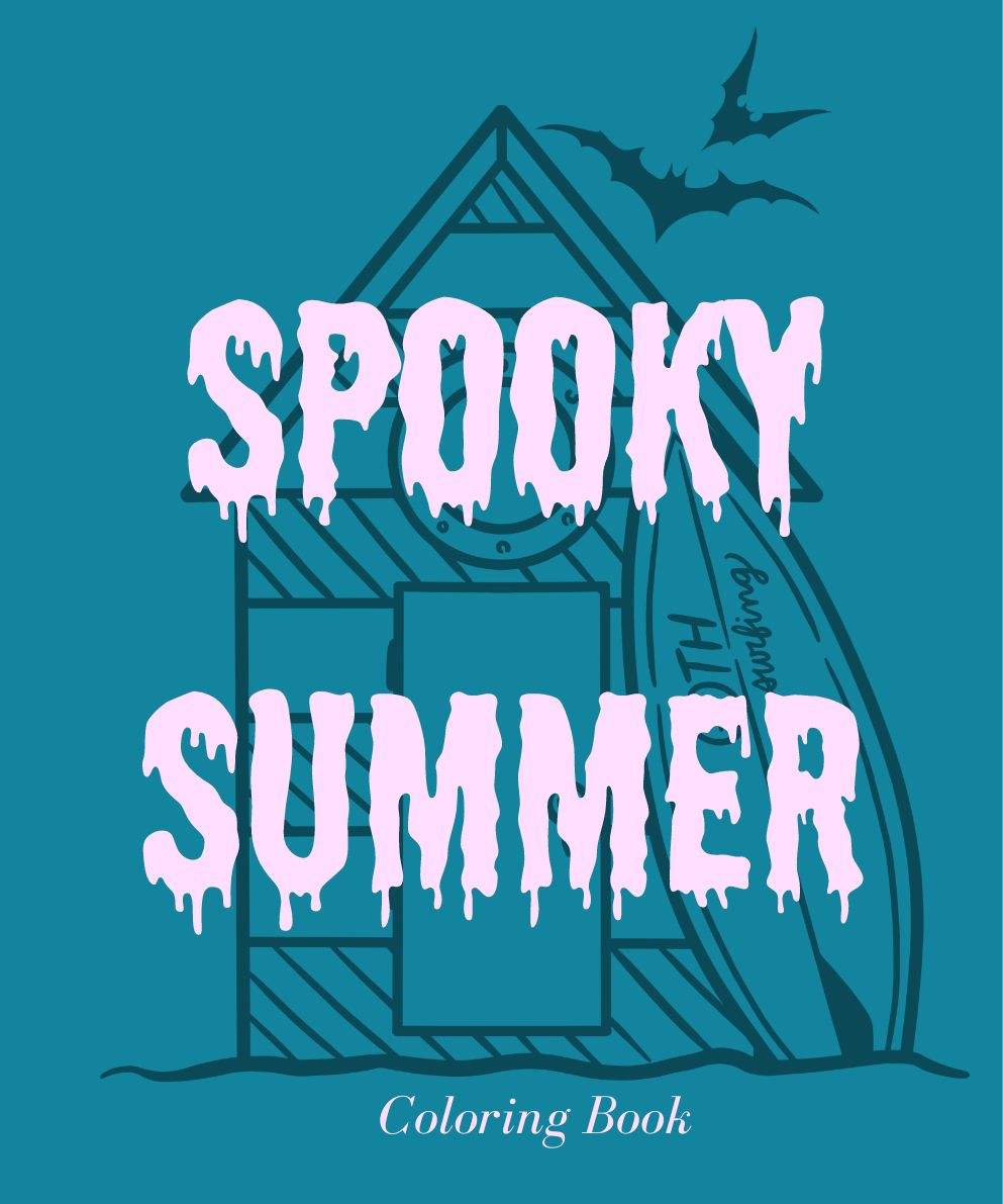 Spooky Summer Coloring Book