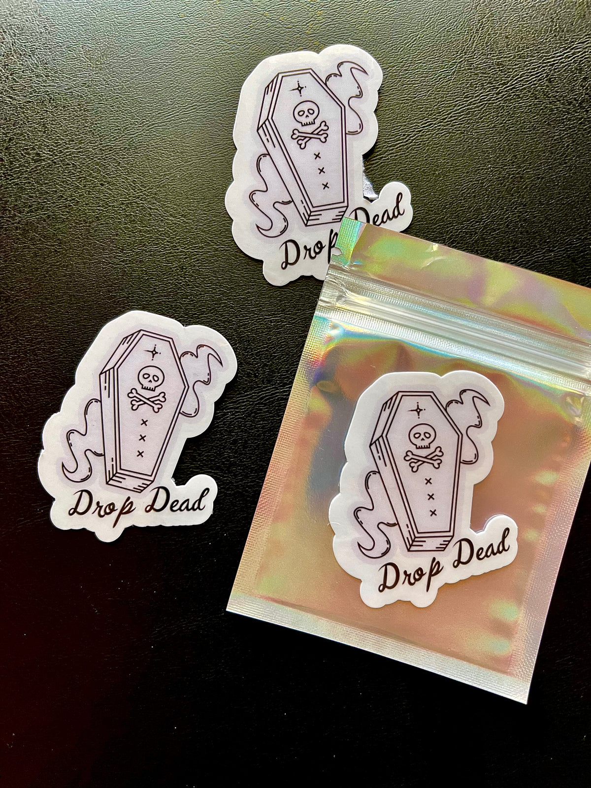 Drop Dead Vinyl Sticker