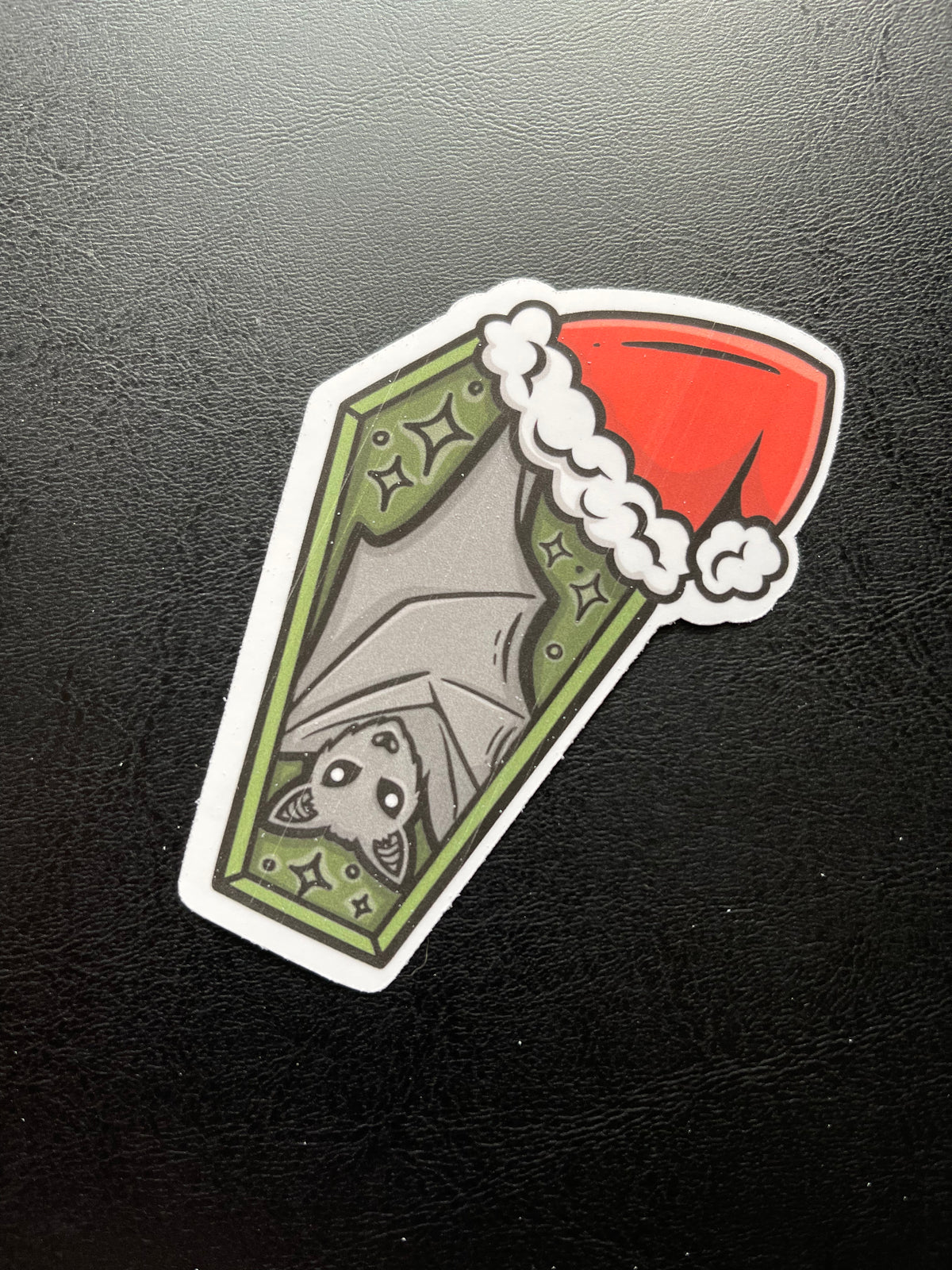 Holiday Bat Vinyl Sticker