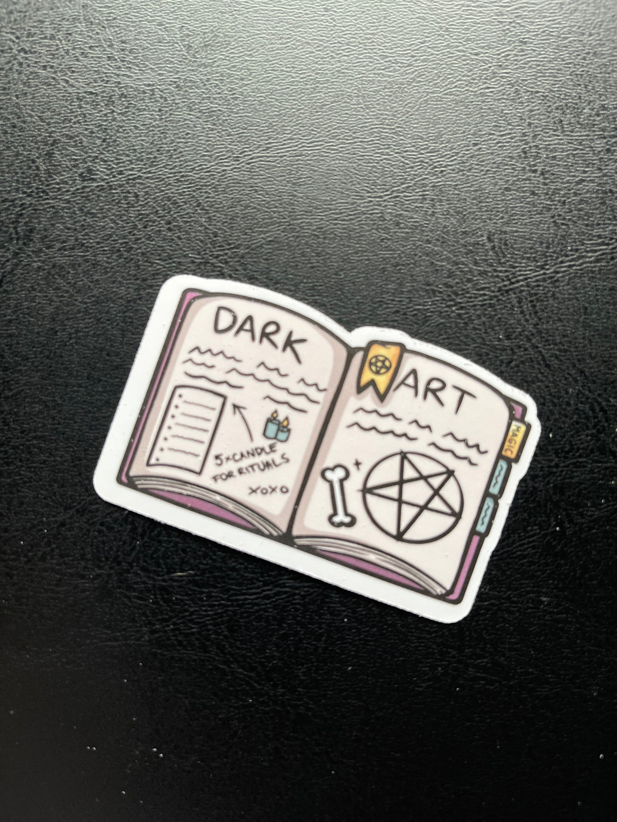 Dark Arts Book Vinyl Sticker
