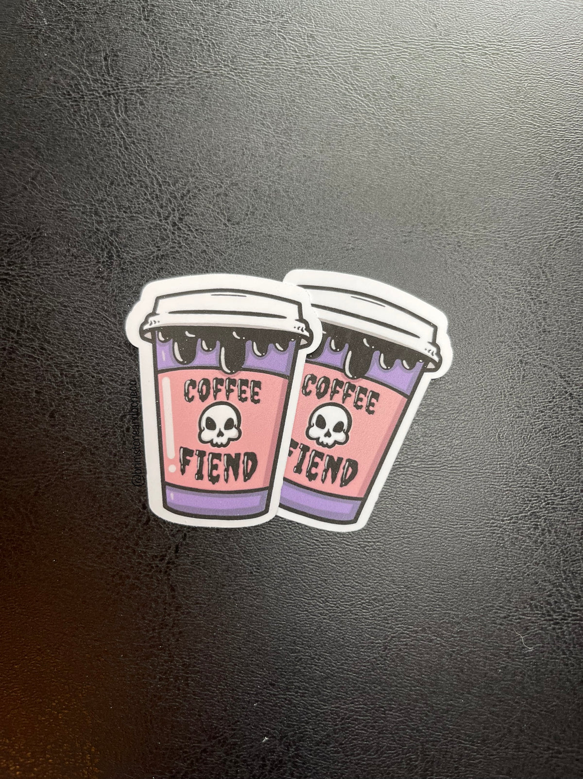 Coffee Fiend Vinyl Sticker