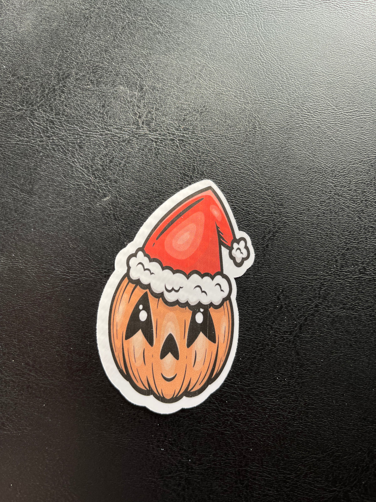 Holiday Pumpkin Vinyl Sticker